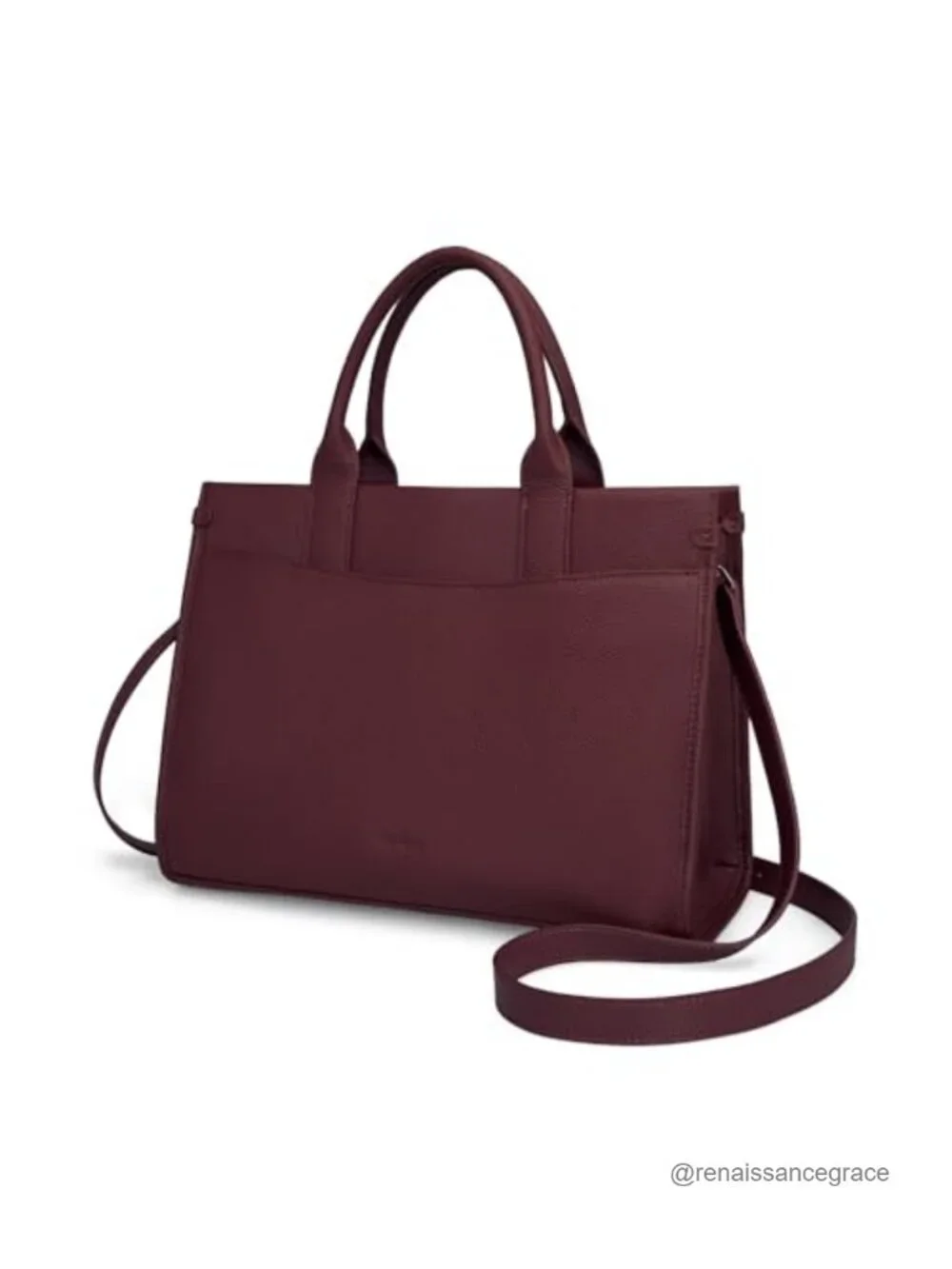 Genuine Leather Tote Bag Women Work Satchel Crossbody Shoulder Handbag